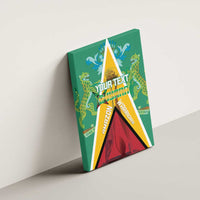 Custom Guyana Cricket Amazon Warriors Canvas Wall Art Flag Style - Wonder Print Shop