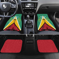 Custom Guyana Cricket Amazon Warriors Car Mats Flag Style - Wonder Print Shop