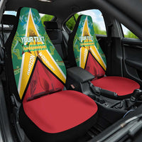 Custom Guyana Cricket Amazon Warriors Car Seat Cover Flag Style - Wonder Print Shop