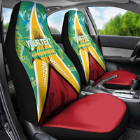 Custom Guyana Cricket Amazon Warriors Car Seat Cover Flag Style - Wonder Print Shop