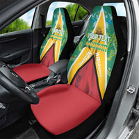 Custom Guyana Cricket Amazon Warriors Car Seat Cover Flag Style - Wonder Print Shop