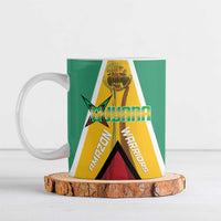 Custom Guyana Cricket Amazon Warriors Ceramic Mug Flag Style - Wonder Print Shop