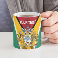 Custom Guyana Cricket Amazon Warriors Ceramic Mug Flag Style - Wonder Print Shop