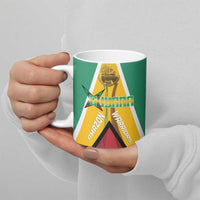 Custom Guyana Cricket Amazon Warriors Ceramic Mug Flag Style - Wonder Print Shop
