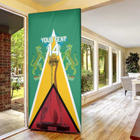 Custom Guyana Cricket Amazon Warriors Door Cover Flag Style - Wonder Print Shop