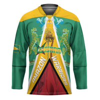 Custom Guyana Cricket Amazon Warriors Hockey Jersey Flag Style - Wonder Print Shop