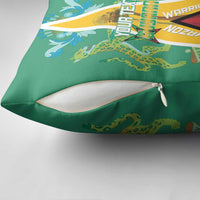Custom Guyana Cricket Amazon Warriors Pillow Cover Flag Style - Wonder Print Shop