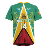 Custom Guyana Cricket Amazon Warriors Rugby Jersey Flag Style - Wonder Print Shop