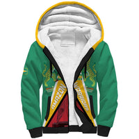 Custom Guyana Cricket Amazon Warriors Sherpa Hoodie Flag Style - Wonder Print Shop