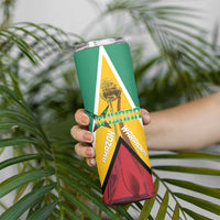 Custom Guyana Cricket Amazon Warriors Skinny Tumbler Flag Style - Wonder Print Shop