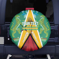 Custom Guyana Cricket Amazon Warriors Spare Tire Cover Flag Style - Wonder Print Shop