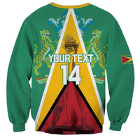 Custom Guyana Cricket Amazon Warriors Sweatshirt Flag Style - Wonder Print Shop