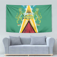 Custom Guyana Cricket Amazon Warriors Tapestry Flag Style - Wonder Print Shop