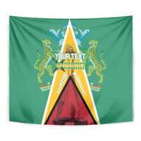 Custom Guyana Cricket Amazon Warriors Tapestry Flag Style - Wonder Print Shop