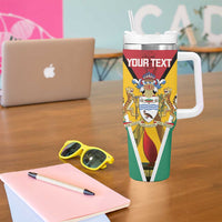 Custom Guyana Cricket Amazon Warriors Tumbler With Handle Flag Style - Wonder Print Shop