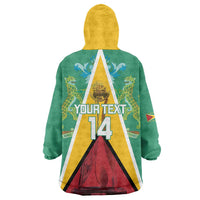 Custom Guyana Cricket Amazon Warriors Wearable Blanket Hoodie Flag Style - Wonder Print Shop