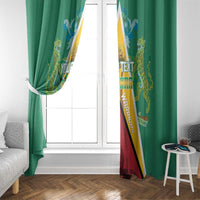 Custom Guyana Cricket Amazon Warriors Window Curtain Flag Style - Wonder Print Shop
