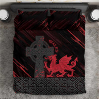 Wales Bedding Set Celtic Cross Welsh Red Dragon - Wonder Print Shop
