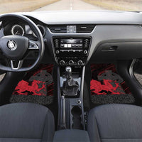 Wales Car Mats Celtic Cross Welsh Red Dragon - Wonder Print Shop