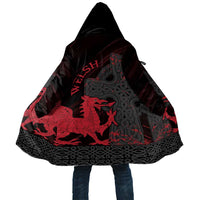 Wales Cloak Celtic Cross Welsh Red Dragon - Wonder Print Shop