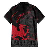 Wales Family Matching Summer Maxi Dress and Hawaiian Shirt Celtic Cross Welsh Red Dragon - Wonder Print Shop