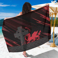Wales Sarong Celtic Cross Welsh Red Dragon - Wonder Print Shop