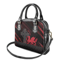 Wales Shoulder Handbag Celtic Cross Welsh Red Dragon - Wonder Print Shop
