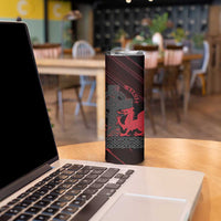 Wales Skinny Tumbler Celtic Cross Welsh Red Dragon - Wonder Print Shop