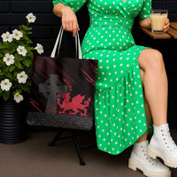 Wales Tote Bag Celtic Cross Welsh Red Dragon - Wonder Print Shop