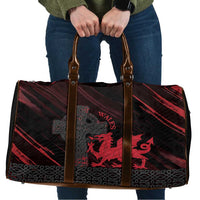 Wales Travel Bag Celtic Cross Welsh Red Dragon - Wonder Print Shop
