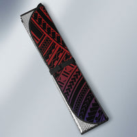 Filipino Barong Tagalog Inspired Auto Sun Shade Mabuhay Philippines Festival Polynesian Pattern