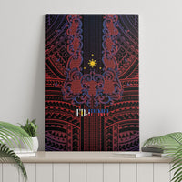 Filipino Barong Tagalog Inspired Canvas Wall Art Mabuhay Philippines Festival Polynesian Pattern