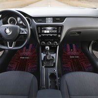 Filipino Barong Tagalog Inspired Personalised Car Mats Mabuhay Philippines Festival Polynesian Pattern