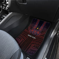 Filipino Barong Tagalog Inspired Personalised Car Mats Mabuhay Philippines Festival Polynesian Pattern