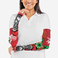 Guyana and Trinbago Cricket Custom Arm Sleeves Amazon Warriors Knight Riders Together - Wonder Print Shop