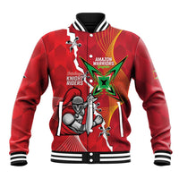 Guyana and Trinbago Cricket Custom Baseball Jacket Amazon Warriors Knight Riders Together - Wonder Print Shop
