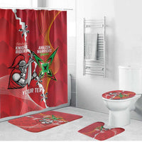 Guyana and Trinbago Cricket Custom Bathroom Set Amazon Warriors Knight Riders Together - Wonder Print Shop