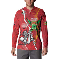 Guyana and Trinbago Cricket Custom Button Sweatshirt Amazon Warriors Knight Riders Together - Wonder Print Shop