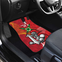 Guyana and Trinbago Cricket Custom Car Mats Amazon Warriors Knight Riders Together - Wonder Print Shop