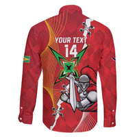 Guyana and Trinbago Cricket Custom Family Matching Off The Shoulder Long Sleeve Dress and Hawaiian Shirt Amazon Warriors Knight Riders Together - Wonder Print Shop