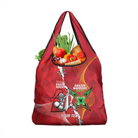 Guyana and Trinbago Cricket Custom Grocery Bag Amazon Warriors Knight Riders Together - Wonder Print Shop
