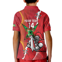 Guyana and Trinbago Cricket Custom Kid Polo Shirt Amazon Warriors Knight Riders Together - Wonder Print Shop