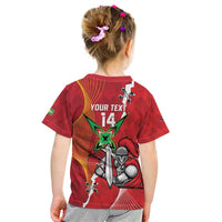 Guyana and Trinbago Cricket Custom Kid T Shirt Amazon Warriors Knight Riders Together - Wonder Print Shop