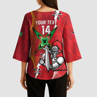 Guyana and Trinbago Cricket Custom Kimono Sleeve Blouse Amazon Warriors Knight Riders Together - Wonder Print Shop