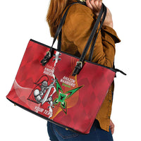 Guyana and Trinbago Cricket Custom Leather Tote Bag Amazon Warriors Knight Riders Together - Wonder Print Shop