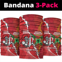 Guyana and Trinbago Cricket Custom Neck Gaiter Amazon Warriors Knight Riders Together - Wonder Print Shop