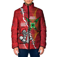Guyana and Trinbago Cricket Custom Padded Jacket Amazon Warriors Knight Riders Together - Wonder Print Shop