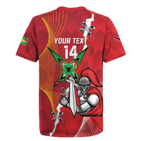 Guyana and Trinbago Cricket Custom Rugby Jersey Amazon Warriors Knight Riders Together - Wonder Print Shop