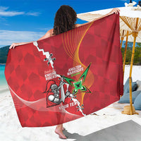 Guyana and Trinbago Cricket Custom Sarong Amazon Warriors Knight Riders Together - Wonder Print Shop