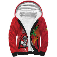 Guyana and Trinbago Cricket Custom Sherpa Hoodie Amazon Warriors Knight Riders Together - Wonder Print Shop